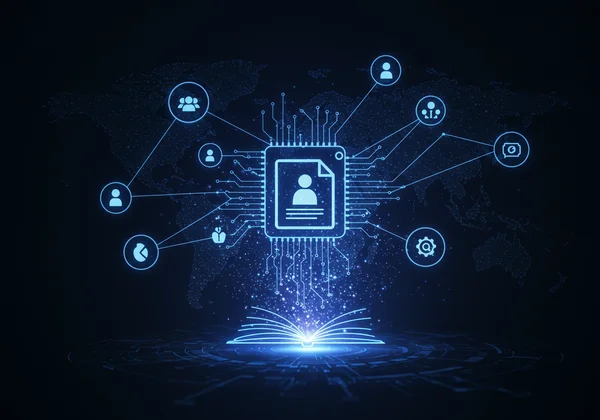 AI processing data to generate a personalized report