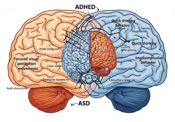 ASD and ADHD traits overlapping
