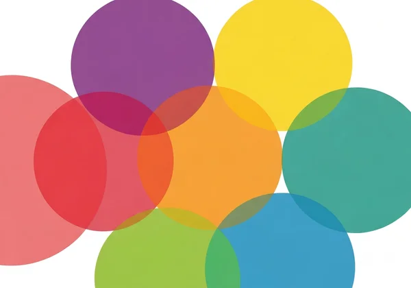 Abstract neurodiversity spectrum illustration