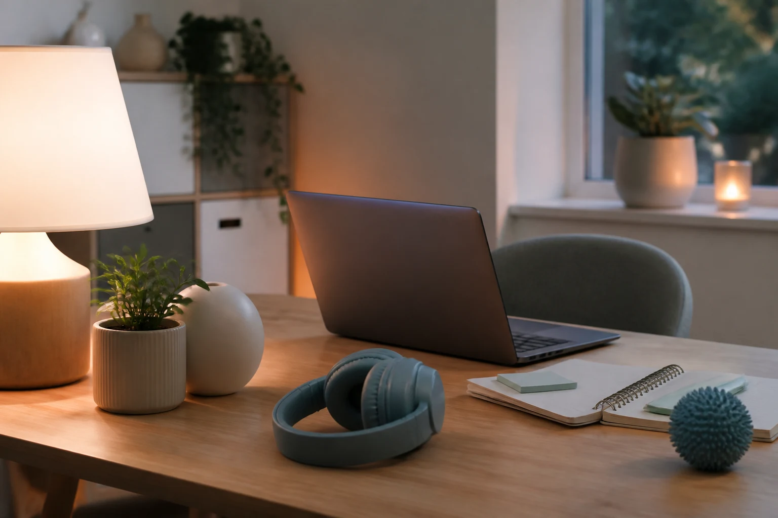 Supportive sensory-friendly workspace
